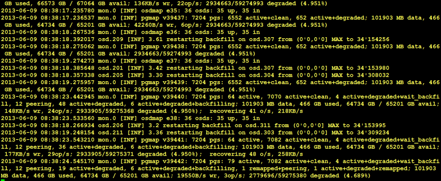 out osd.301 out osd.301